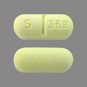 Imprint S 369 - hydrochlorothiazide/metoprolol 50 mg  / 100 mg