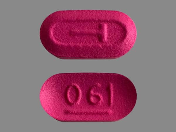 Image 1 - Imprint T 061 - diphenhydramine 25 mg