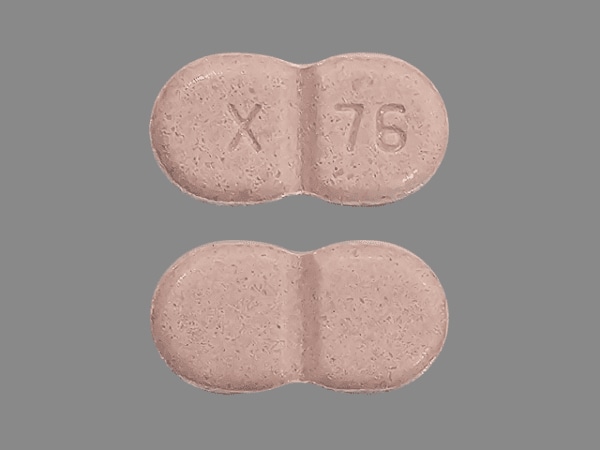 Image 1 - Imprint X 76 - glimepiride 1 mg