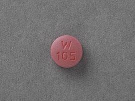 Image 1 - Imprint W 105 - bupropion 150 mg