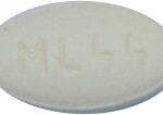 Image 1 - Imprint ML 44 - hydrochlorothiazide/losartan 25 mg / 100 mg