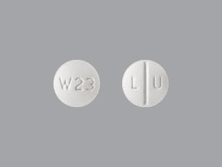 Image 1 - Imprint L U W23 - escitalopram 20 mg (base)