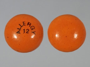 Image 1 - Imprint ALLERGY 12 - chlorpheniramine 12 mg