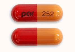 Imprint par 252 - fluoxetine/olanzapine 25 mg / 12 mg