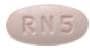 Imprint RN5 - rizatriptan 5 mg (base)