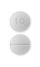 Image 1 - Imprint 10 - escitalopram 10 mg (base)