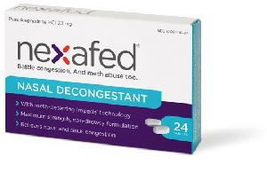 Image 1 - Imprint X - Nexafed Nasal Decongestant pseudoephedrine hydrochloride 30 mg