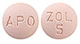 Imprint APO ZOL 5 - zolmitriptan 5 mg