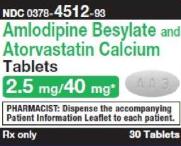 M AA3 - Amlodipine Besylate and Atorvastatin Calcium