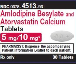 M AA4 - Amlodipine Besylate and Atorvastatin Calcium