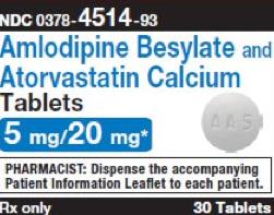 Image 1 - Imprint M AA5 - amlodipine/atorvastatin 5 mg / 20 mg