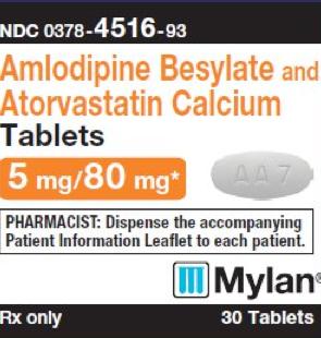 M AA7 - Amlodipine Besylate and Atorvastatin Calcium