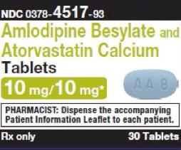 Image 1 - Imprint M AA8 - amlodipine/atorvastatin 10 mg / 10 mg