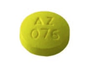 Imprint AZ 076 - caffeine 200 mg