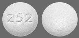 Image 1 - Imprint 252 - pramipexole 0.75 mg