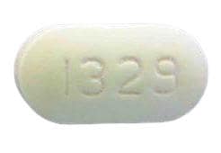 Image 1 - Imprint 1329 - amlodipine/hydrochlorothiazide/valsartan 5 mg / 25 mg / 160 mg