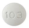 Imprint M 103 - memantine 5 mg