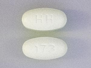 Image 1 - Imprint HH 173 - levetiracetam 750 mg