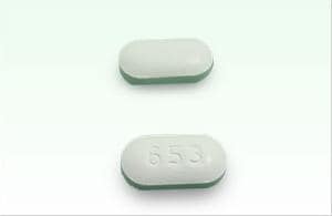 Image 1 - Imprint 653 - glyburide/metformin 1.25 mg / 250 mg