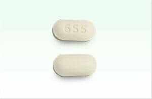 Image 1 - Imprint 655 - glyburide/metformin 5 mg / 500 mg