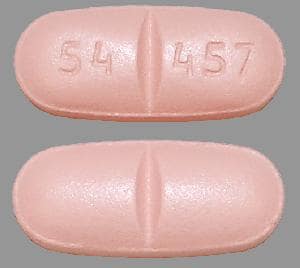 Imprint 54 457 - rufinamide 400 mg