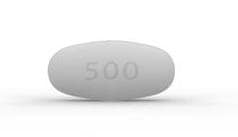 Image 1 - Imprint 500 - levetiracetam 500 mg