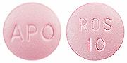 Imprint APO ROS 10 - rosuvastatin 10 mg