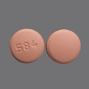 Image 1 - Imprint 584 - rosuvastatin 20 mg