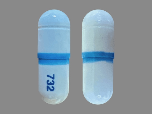 Imprint 732 - omeprazole/sodium bicarbonate 20 mg / 1100 mg