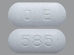 Image 1 - Imprint OE 585 - metformin 750 mg