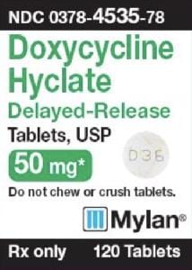 Image 1 - Imprint M D36 - doxycycline 50 mg