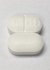 Image 1 - Imprint n 352 - acetaminophen/hydrocodone 300 mg / 7.5 mg