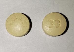 Image 1 - Imprint NOVAST 33 - nifedipine 30 mg