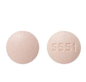 Image 1 - Imprint S551 - hydrochlorothiazide/olmesartan 12.5 mg / 20 mg