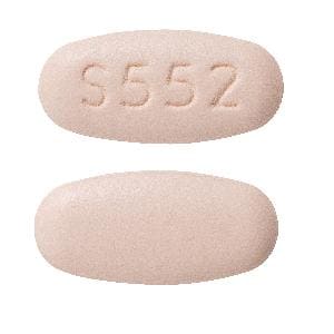 Image 1 - Imprint S552 - hydrochlorothiazide/olmesartan 12.5 mg / 40 mg