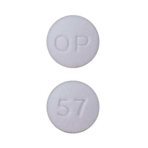 Imprint OP 57 - pitavastatin 1 mg