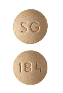 Image 1 - Imprint SG 184 - hydralazine 50 mg