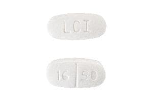 Image 1 - Imprint LCI 16 50 - acetaminophen/hydrocodone 325 mg / 7.5 mg