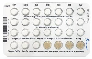 Image 1 - Imprint AN 30 - Melodetta 24 Fe ethinyl estradiol 20 mcg / norethindrone acetate 1 mg