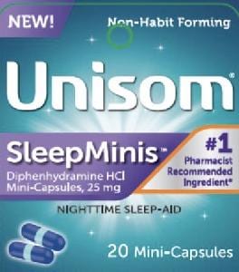 Image 1 - Imprint Unisom - Unisom SleepMinis diphenhydramine hydrochloride 25 mg