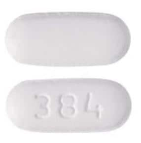 Image 1 - Imprint 384 - quetiapine 400 mg