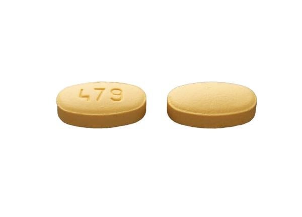 Imprint 479 - fesoterodine 4 mg