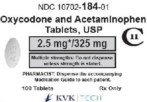 Image 1 - Imprint A 13 - acetaminophen/oxycodone 325 mg / 2.5 mg