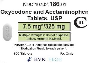 A 20 - Acetaminophen and Oxycodone Hydrochloride