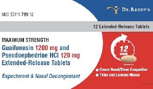 Image 1 - Imprint RDY 799 - guaifenesin/pseudoephedrine 1200 mg / 120 mg