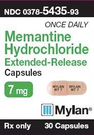 MYLAN MT 7 MYLAN MT 7 - Memantine Hydrochloride Extended-Release