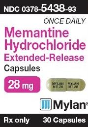 MYLAN MT 28 MYLAN MT 28 - Memantine Hydrochloride Extended-Release