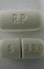 Image 1 - Imprint RP 5 300 - acetaminophen/hydrocodone 300 mg / 5 mg