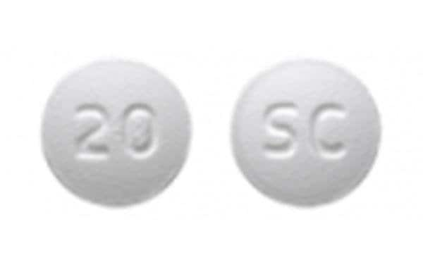 Pill Finder: SC 20 White Round - Medicine.com