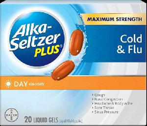 Image 1 - Imprint AS DC - Alka-Seltzer Plus Maximum Strength Day Cold & Flu Liquid Gels acetaminophen 325 mg / dextromethorphan hydrobromide 10 mg / phenylephrine hydrochloride 5 mg